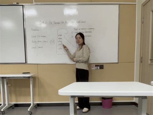 教版必修一unit 4 how to write a summary 写作课