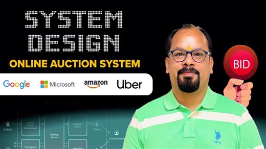 Online Bidding System Design | Real-Time Architecture Explained! | Pradeep Kumar Saini