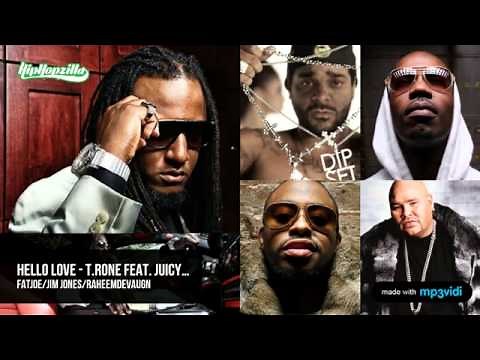 T. Rone Ft. Juicy J, Jim Jones, Fat Joe & Raheem DeVaughn -- Hello Love (Remix)