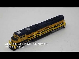 Kato N Scale EMD SD70MAC Alaska Railroad