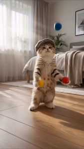 juggler or magician ? 😻😻 Created with a @juggletilidrop ´s video . #cat #catlover #catlovers | Nico.m.ai