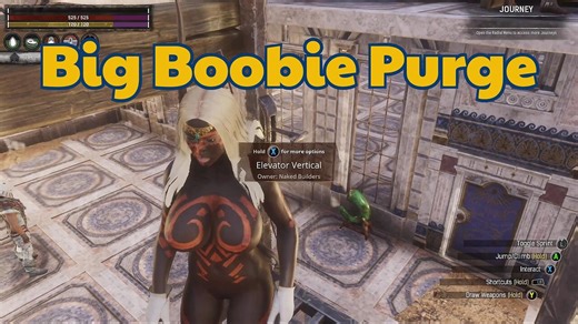 Conan Exiles Beginners guide Big Boobie Purge Busty Boobs Breast expansion huge tits
