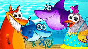 Fox and Chicken songs - Lagu Hewan - Season - Bayi Hiu