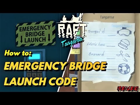EMERGENCY BRIDGE LAUNCH CODE | Where to get | RAFT SURVIVAL #043 [GER/DE]