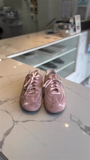 PUMA Speedcat in suede, professionally cleaned using the right tools to restore its texture and remove all dirt. Brought back to life with REFINED’s Premium Clean. 🫧 | Refined