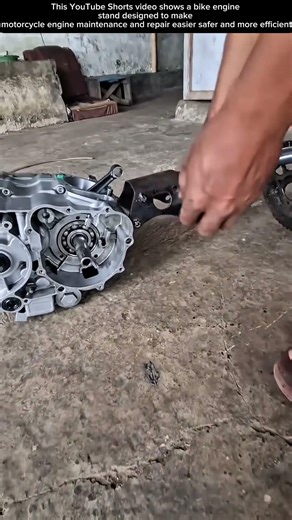 Bike Engine Stand Smart Tool for Easy Maintenance #shortvideo
