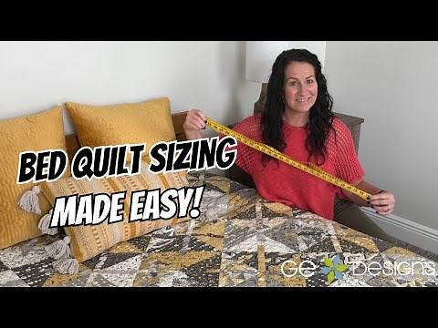 Bed Quilt Sizing Made Easy: Gudrun's Top Tips