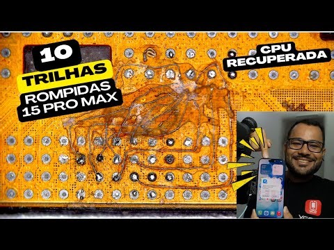 CPU recuperada! iPhone 15 Pro Max com 10 trilhas rompidas | Bússola + Lanrui
