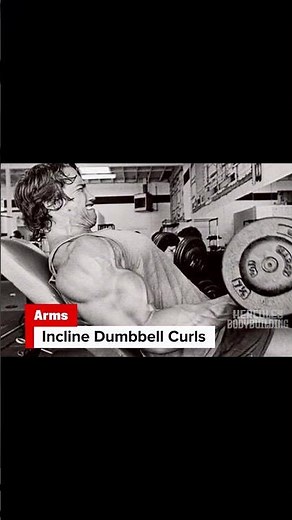 Arnold’s Complete Workout - Incline Dumbbell Curl - Part 35 #arnoldschwarzenegger