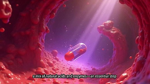 The Capsule's Journey  inside human body (Part 1)