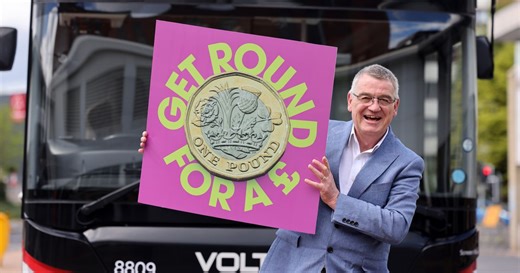 £1 bus fares launched for young people across North East