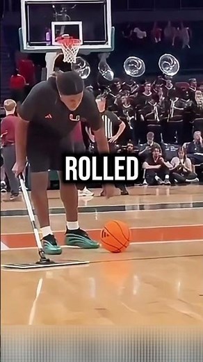 Why Would This Janitor Touch The Ball!? 🏀