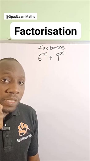 1.3M views · 20K reactions | How to Factorise an Exponential Expression. #factorise #exponential #factorisation #gpadlearnmaths | Gpad Learn Maths | Facebook