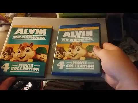 Alvin and the Chipmunks 4-Movie Collection Blu-ray Unboxing