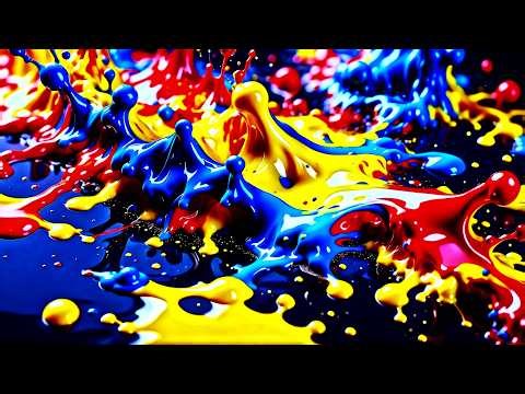 Abstract Background That Grows With You • Evolving Liquid Screensaver