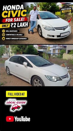 🚗 My Honda Civic Ownership Experience | 3rd Owner | Now for Sale at Just ₹2 Lakhs!