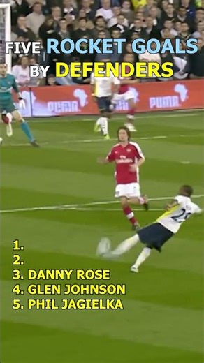 Five Rocket Goals By Defenders