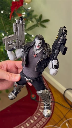 The Schack Cave / Action Figure Photographer 🦇 on Instagram: "The Main Man has arrived just in time for the Supergirl trailer hype. If Jason Momoa brings even HALF this energy to the movie, we’re eating 🤌🏼 Posing the @beast_kingdom DAH-137DX Deluxe Lobo (SDCC 2025 Previews Exclusive). Huge thanks to them for sending this my way to pose and review - full review coming soon so stay tuned! Are you ready for the @supergirl trailer this week?! #BeastKingdom #Lobo #DCCollectibles #DCComics #Supergi