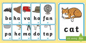 CVC Word Pictures - Display Posters