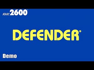 Let's Play Defender | Demo | Atari 2600 - NR
