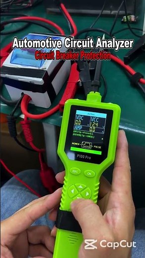 TopDiag P100 Pro 12V/24V Automotive Circuit Tester Power Circuit Probe Car Diagnostic Tool