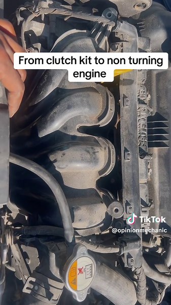 Common Causes of an Engine Not Turning Manually 1. Seized Engine \t•\tCaused by lack of lubrication (low or no oil) or severe overheating. \t•\tInternal metal components (like pistons and crankshaft) can weld or lock together. \t•\tEngine is completely frozen — won’t budge at all. 2. Hydro-lock \t•\tOccurs when water enters the combustion chamber (from deep water, blown head gasket, or cracked block). \t•\tWater can’t compress, so the piston stops moving. \t•\tRemoving spark plugs may release wa