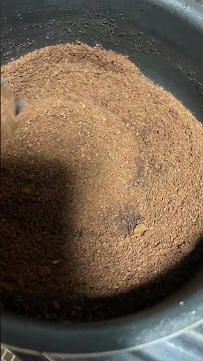 コーヒーかすで肥料つくる