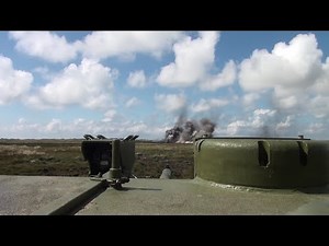 Leopard 1A5 Tank In Action - GoPro Turret Cam & Interior View