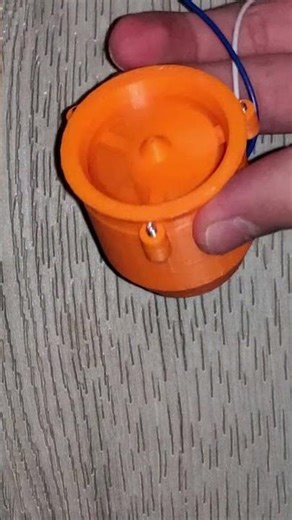 3D Printed Jet EDF Powered By N20 DC Motor #shorts #3dprinting #dcmotor #edf #jetfan #3dprintedfan