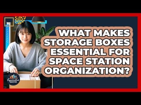 What Makes Storage Boxes Essential For Space Station Organization? - Your Organization Mentor