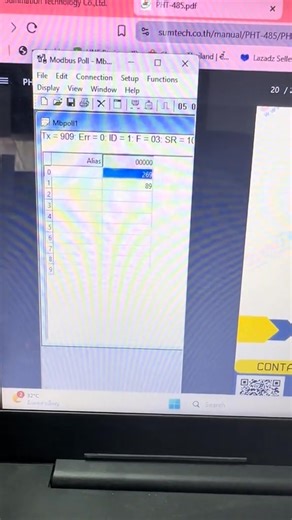 🧪 ทดสอบเซนเซอร์ pH ในน้ำ สอบเทียบด้วยสารมาตรฐาน pH 4.01 และ pH 9.18 ตรวจสอบความแม่นยำ พร้อมใช้งานจริงในระบบ Controller / IoT 💧⚙️ #sumtech2009 #PH #Water #Sensor #sumtechnology #IoT | Summation Technology Co., Ltd.