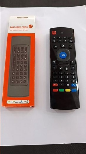 Air Mouse Voice Qwerty Remote Control 🔥 #qwerty #airmouse #remote #remotecontrol #tvremote #settings