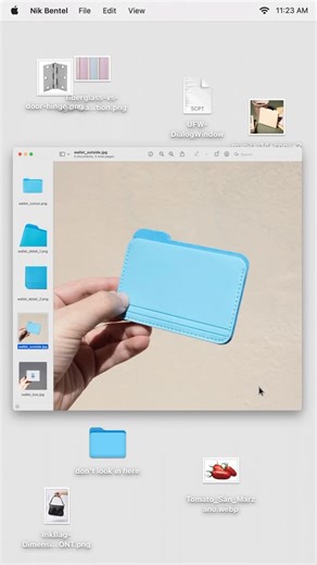 NiK Bentel Studio on Instagram: "The Untitled Folder Wallet 📁"