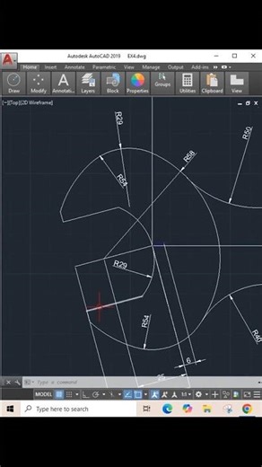 Precision drafting in action ⚙️📐 Detailed CAD sketch showcasing mechanical design accuracy