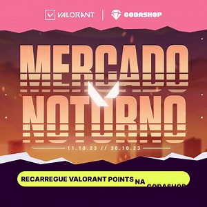 Recarregue seus VP de VALORANT na Codashop e aproveite o novo Mercado Noturno! Pague no Pix e receba na hora! ▶️ Acesse agora: https://brnw.ch/21wDvvv #valorant #valorantbrasil #codashop | Codashop | Facebook