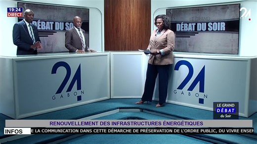🔴 #DIRECT - 𝐋𝐞 𝐆𝐫𝐚𝐧𝐝 𝐃𝐞́𝐛𝐚𝐭 𝐝𝐮 𝐒𝐨𝐢𝐫 | Gabon 🇬🇦/Renouvellement des infrastructures énergétiques. 🗣 Débattons avec nos invités, Aristide Ngari, 𝐃𝐢𝐫𝐞𝐜𝐭𝐞𝐮𝐫 𝐆𝐞́𝐧𝐞́𝐫𝐚𝐥 𝐝𝐞 𝐥'𝐄́𝐧𝐞𝐫𝐠𝐢𝐞/𝐆𝐚𝐛𝐨𝐧 🇬🇦 et Victor Boumono Moukoumi, 𝐃𝐢𝐫𝐞𝐜𝐭𝐞𝐮𝐫 𝐆𝐞́𝐧𝐞́𝐫𝐚𝐥 𝐀𝐝𝐣𝐨𝐢𝐧𝐭 𝐝𝐞 𝐥'𝐄𝐚𝐮/𝐆𝐚𝐛𝐨𝐧 🇬🇦. 👉🏾 N'hésitez pas à partager vos pensées💬, vos encouragements👏🏾 et vos questions (❓). | Gabon 24