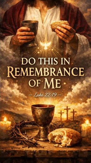 Message From God Today 🙏 | The Memorial of Jesus Christ | Luke 22:19 Explained