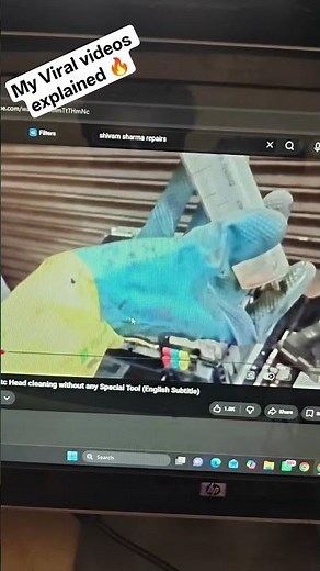 My Viral videos Part 1 🔥 How to clean brother printer printhead #youtubeshorts #viral #technology