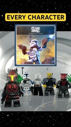 All of the Clone Wars Characters available in Lego Star Wars The Skywalker Saga #legostarwars #clone
