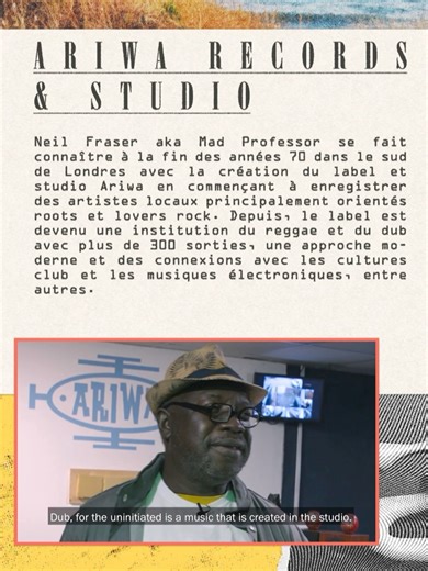 IOTA Festival on Instagram: "𝙼𝙰𝙳 𝙿𝚁𝙾𝙵𝙴𝚂𝚂𝙾𝚁 - 𝚂𝙰𝙼𝙴𝙳𝙸 𝟷𝟻 𝙰𝙾𝚄̂𝚃 C’est l’un des plus grands producteurs de la seconde génération du reggae dub. Ingénieur et génie de la manipulation électronique, il fonde au début des années 1980 le label Ariwa à Londres qui devient très rapidement une référence, un phare pour 