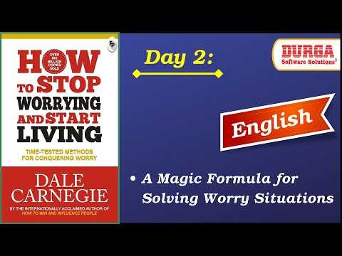 Day 2 – A Magic Formula for Solving Worry Situations
