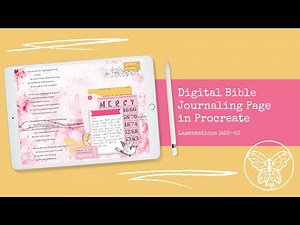 Digital Bible Journaling Page in Procreate Using the ESV Digital Scripture Journal