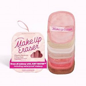 7-Day Set, Erase All Makeup with Just Water, Including Waterproof Mascara, Eyeliner, Foundation, Lipstick, Sunscreen, and More! 7ct