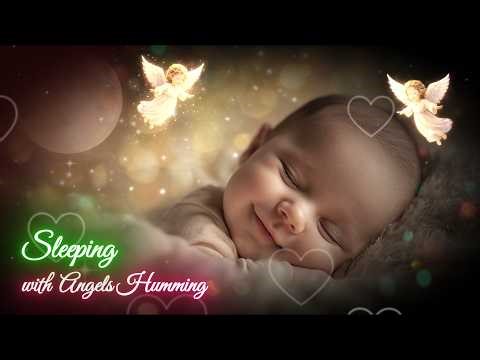 Deep Sleep Sound | Angel Humming for Mom, Dad & Baby | After 20 Minutes, Dark Screen with Two Angels