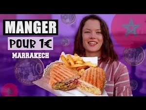 I EAT (a lot) WITH 1€ IN MARRAKECH (in Morocco) 🇲🇦 - Claire