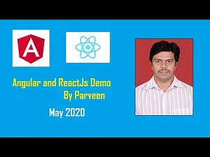 ReactJs And Angular Demo By Praveen Gubbala in Telugu 13th May 2020