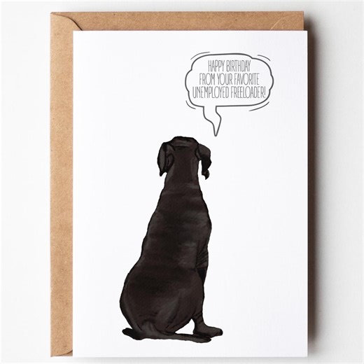 Funny Pet Quote Birthday Greeting Card With Personalized Cats and Dogs - Etsy