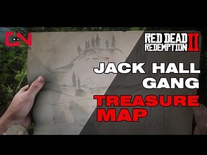 Red Dead Redemption 2 Jack Hall Gang - 2 Gold Bars - Treasure Map Locations