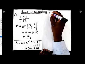 Class Lesson Recap: Determinants | N4 Mathematic