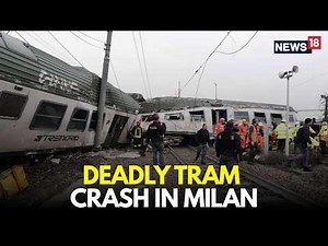 Milan Tram Crash LIVE | Milan Tram Derails, 1 Dead, 39 Injured After Crash Near Porta Venezia | N18G